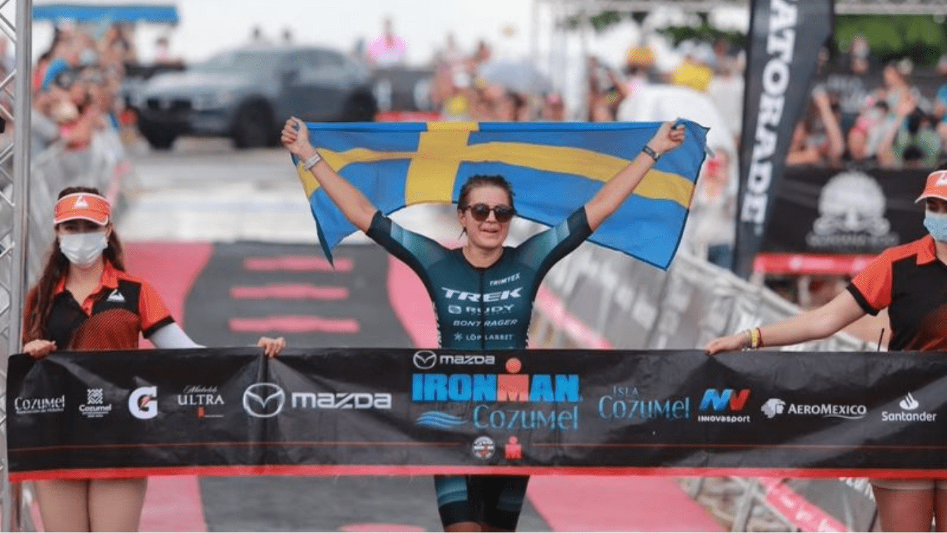 Sara Svensk: del Covid a ganar IM Cozumel en 6 meses